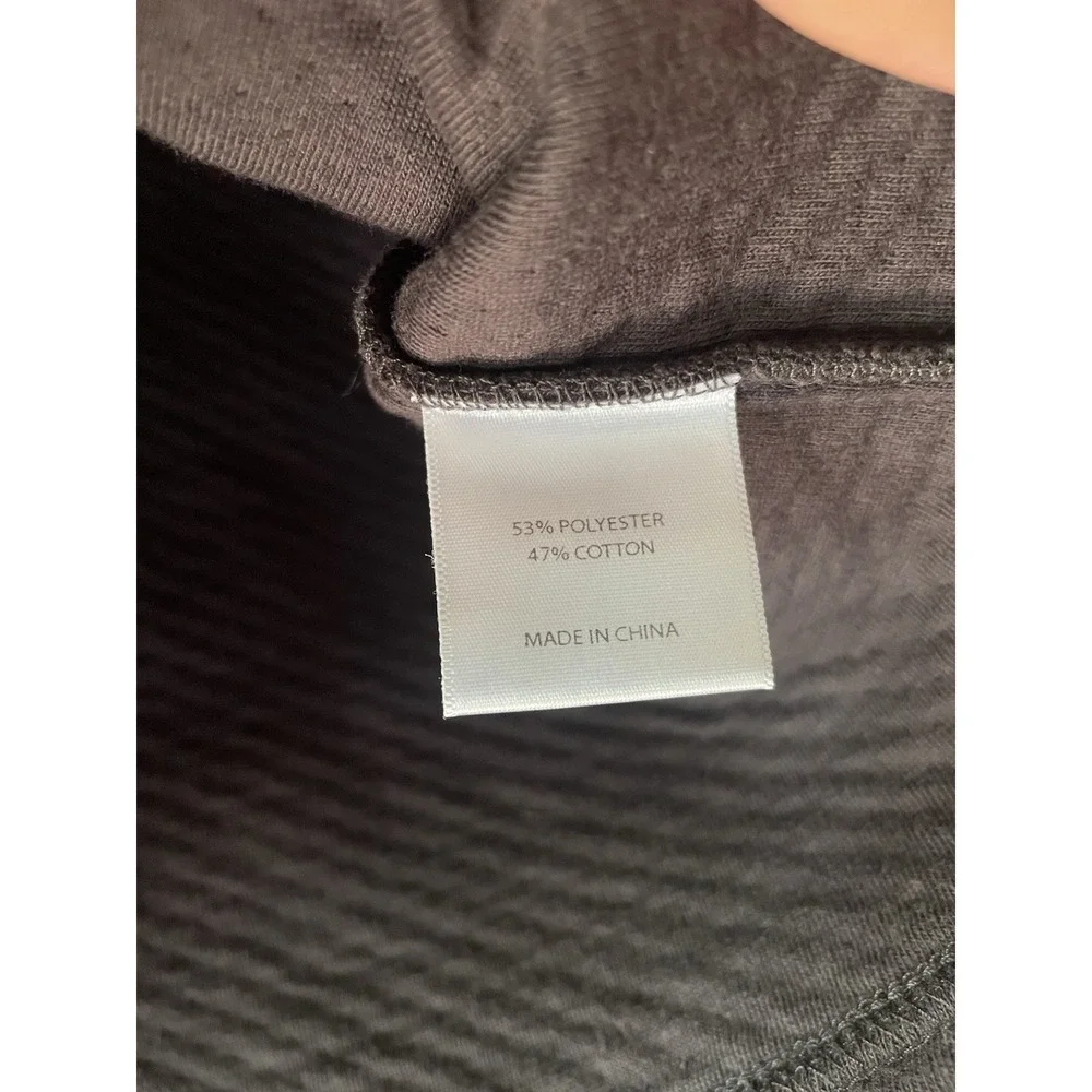 Max 'n Chester Men's Waffle Short Sleeve NWT‎ Grey Pullover Sweatshirt Sz M